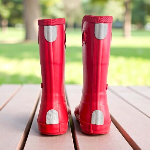 Kids Red Hunter Rain Boots Waterproof Rubber Boots Target Collab Size 2 - Picture 7 of 7